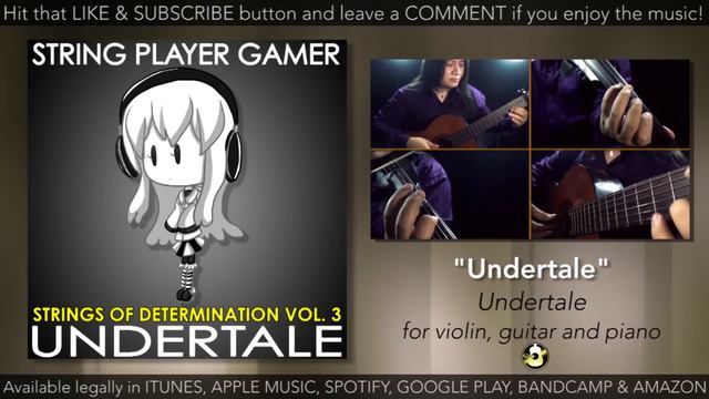 Undertale: Strings of Determination Vol. 3 - ALBUM STREAM || String Player Gamer