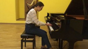 Львов-Компанеец. Тема с вариациями "Памяти Грига" исполняет Курукова Юлия, 8 класс