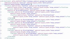 Android Application Development Tutorial   111   TableLayout and Intro SQLite Database