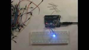 Макетная плата + RGB светодиоды