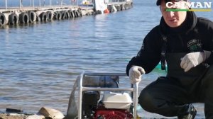 Как перекачивать соленую воду. Дизельная мотопомпа Caiman CP-T205SLTD  #насос#помпа#вода#дача#