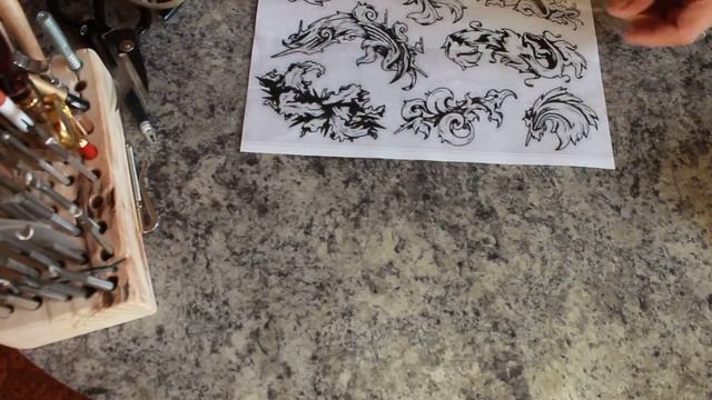 Как создать рисунок трафарет и перенести на кожу для карвинга смотреть онлайн