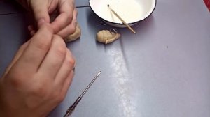 ЛЕПКА из ХЛЕБА МЯКИШ-ГРАНАТА  лепим мякиш