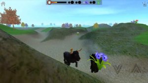 El TRACTOR escapa del TORO y del POLLITO PIO DE LA GRANJA DE ZENON