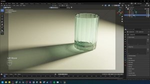 Blender для начинающих | Стакан, материал стекла, отражения  (урок 6)