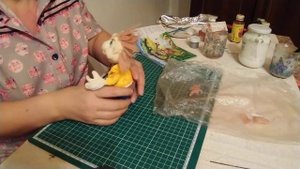 Ватная игрушка Бармалей. Завершение. Мастер класс.mp4