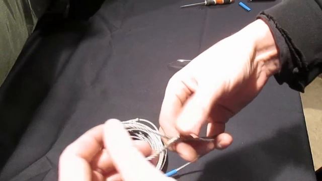 Костровой тросик. Плетение петли троса. смотреть онлайн