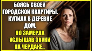 Боясь СВОЕЙ городской квартиры, купила дом в деревне, но замерла услышав звуки на чердаке.