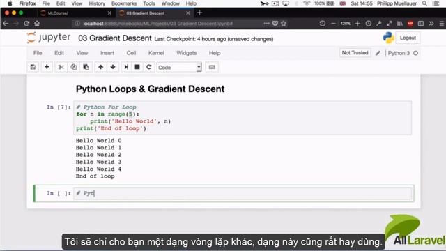 Machine Learning Gradient Descent with Python Lesson 4 Algorithm part 1 смотреть онлайн
