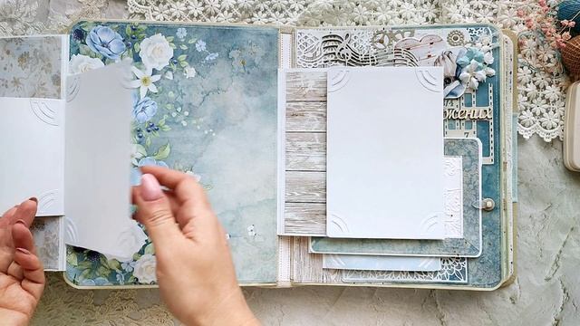 Свадебный фотоальбом небесная роса. Скрапбукинг. смотреть онлайн