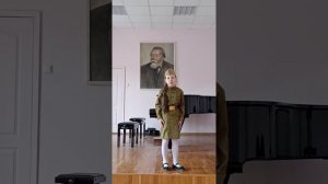 Плаксюк Мария 8 лет,  "Рассказ танкиста". Автор: Александр Твардовский
