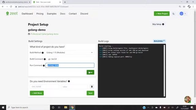 How to Host GoLang Website for Free in just 2 minutes | Zeet - Free Hosting