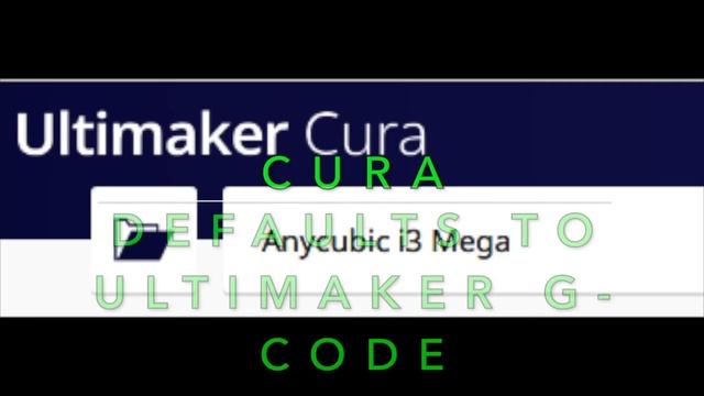 Anycubic i3 Cura Gcode Setting смотреть онлайн