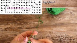 Узор спицами «Трилистник», видео |  «Trefoil» knitting pattern