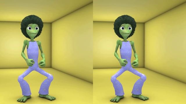 Learn Colors With Funny Alien Dance Dame Tu Cosita  El Taiger Me Kemaste