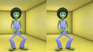 Learn Colors With Funny Alien Dance Dame Tu Cosita & El Taiger Me Kemaste