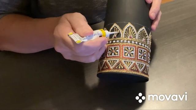 Декор жестяной баночки. смотреть онлайн