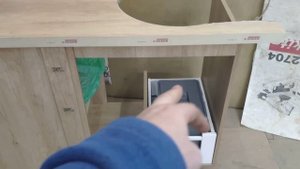 Организация хранения на кухне.пенал с ящиками