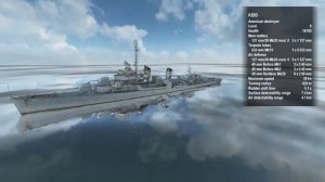 World of Warships: Эсминец «Kidd» на общем тесте