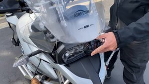 LED headlight upgrade for BMW F700GS motorcycle - also fits F650GS, F800GS, F800ADV, F800R