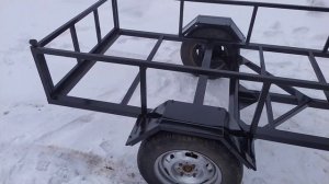 прицеп своими руками для минитрактора ( часть4)