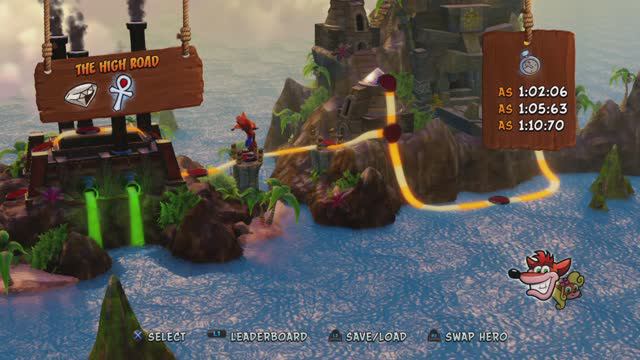 Crash Bandicoot N. Sane Trilogy - The High Road (ПЛАТИНА!) 1:02:06