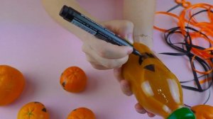 Тыквы из  мандаринов / Как сделать тыкву своими руками /хэллоуин тыковки