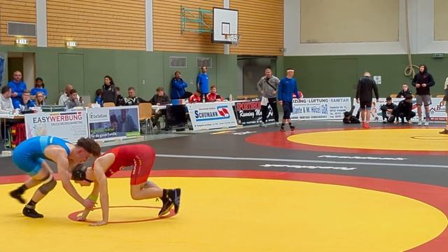 WRESTLING/RINGEN DEUTSCHEMEISTERSCHAFT 2023 A-JUGENG FINALE 1+2 BIS 60 KG MAIER,D - ECKENBERGER,N смотреть онлайн