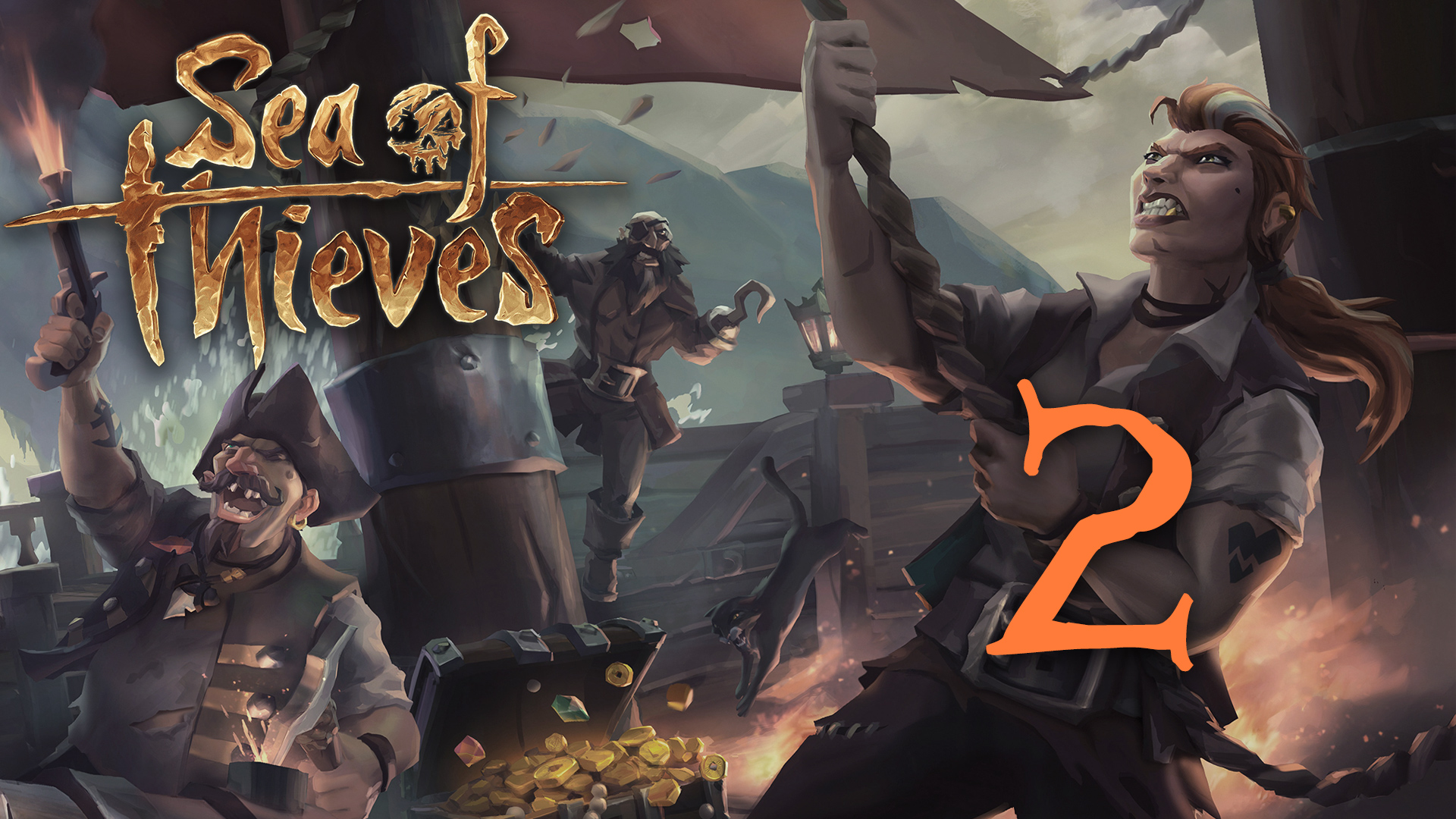 Запись стрима по игре - Sea of Thieves (Без Наташи) [#2] | PC / Steam (2020 г.)