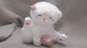 Использование льняной ваты, мастер-класс