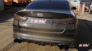 KIA OPTIMA 2.0 турбо. Тюнинг выхлопной системы. Спортивный выхлоп