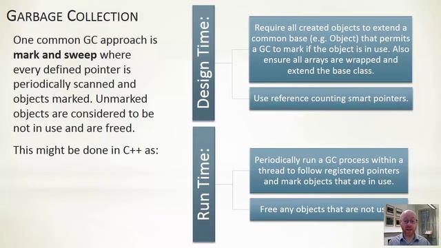 Week 15 - CSC2021 - C++ - Dynamic Memory Allocation -2- Garbage Collection and Object Pools смотреть онлайн