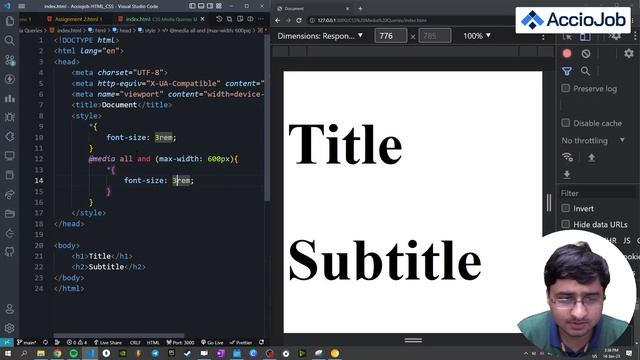 CSS Media Queries | CSS tutorial for beginners | Lecture 19