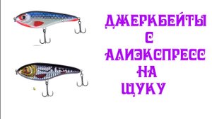 Джеркбейты с Алиэкспресс для осеннего жора щуки  Обзор №10.mp4