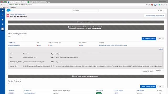 How to add a Email Sending Domain to Pardot смотреть онлайн