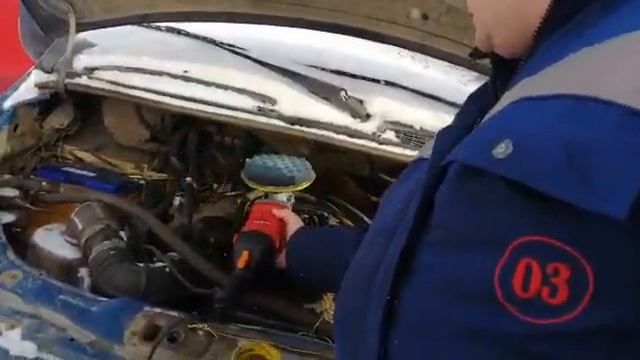 Видео из нашего архива. Полировка фар смотреть онлайн