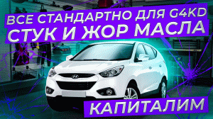 Стук и жор масла, это неизбежность для G4KD. "Капиталим" Корейское г...но