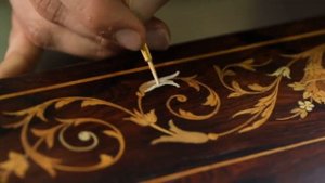 Marquetry Table Antique Restoration