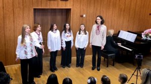 Намалюй мені ніч М.Скорик - виконує ансамбль “Campanella” -керівник Аліна Сердека