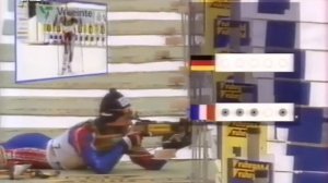 БИАТЛОН. ЧМ 1996. Рупольдинг (Германия). Женщины. Эстафета 4 х 7,5 км. (ТР). 10.02.1996.