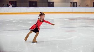 Фигурное катание. Алиса Суслопарова. Новичок 2.  4 года