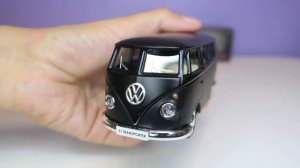 Машинка коллекционная "Volkswagen T1 Transporter", серия "Matte series", бренд Mobicaro