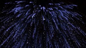 Футаж - Феерверк из снежинок - Preview