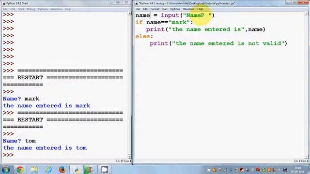 Python elif and nested if Statements