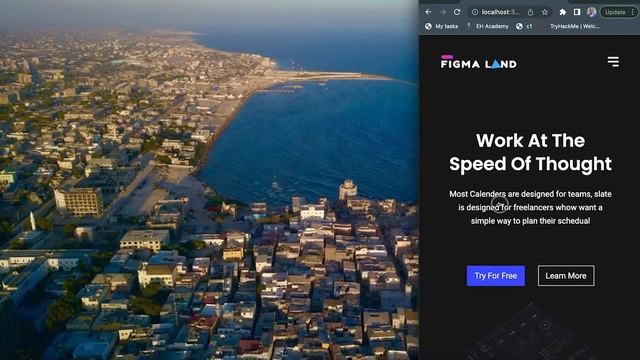 Figma Land Landing Page - React смотреть онлайн