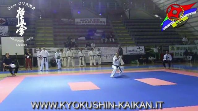 5°EUROPEAN CHAMPIONSHIP KYOKUSHIN-RENGOKAY-MIX KATA SENSEI FRANCESCO FINA ITALY смотреть онлайн