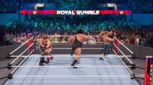 100 Man Royal Rumble Match! - WWE 2K23