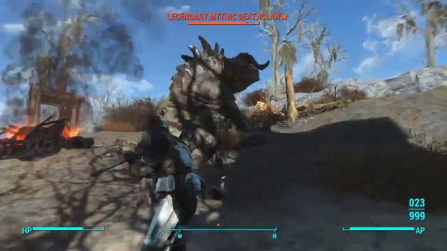 Fallout 4 - Lynn woods deathclaw summoner смотреть онлайн
