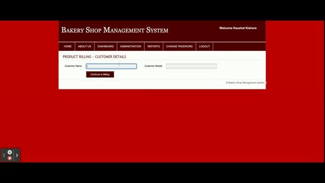 Bakery Shop Management System | PHP and MySQL Project Source Code | PHP MySQL CRUD Project