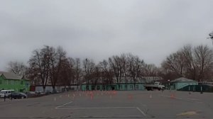 Вождение на площадке категория "C"